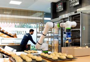 Bras robotique collaboratif de l’entreprise Fanuc. Photo : © Fanuc