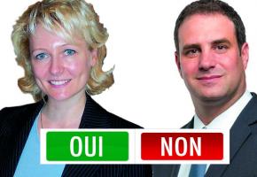 ISABELLE MORET, CONSEILLÈRE NATIONALE PLR-VAUD ET MICHAËL BUFFAT, CONSEILLER NATIONAL UDC-VAUD