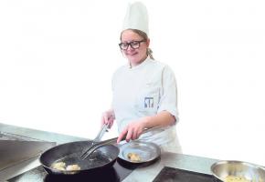 La recette d'Ophélie Genillard, apprentie à l'Hôtel Mirabeau de Lausanne.