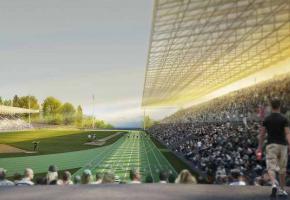 Les grandes installations sportives ont été relocalisées sur trois sites. Les grandes installations sportives ont été relocalisées sur trois sites.
