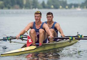 Augustin Maillefer et Barnabé Delarze prêts à se frotter à l'élite mondiale. FEDERATION SUISSE D'AVIRON