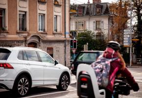 A l’avenue d’Echallens, la durée du feu vert semble fluctuer au fil de l’année. MISSON-TILLE