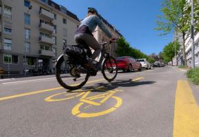 Les pistes cyclables créées resteront en place.  VILLE DE LAUSANNE / LAURENT KACZOR