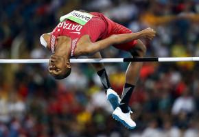 Le Qatari Mutaz Essa Barshim, triple champion du monde et deux fois médaillé d’argent olympique, sera présent à la Pontaise. OLYMPICS.ORG