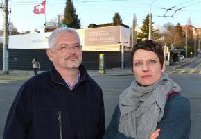 Laurent Marmier et Christine Theumann, les deux vice-présidents du référendaire anti-Taoua ne se considèrent pas comme des "Neinsager". Valdemar VERISSIMO Laurent Marmier et Christine Theumann, les deux vice-présidents du référendaire anti-Taoua ne se considèrent pas comme des "Neinsager". Valdemar VERISSIMO