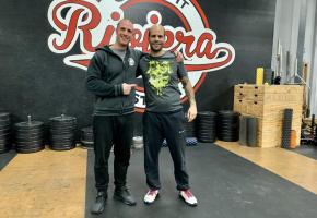 Mareck Bigler, le patron de Crossfit Riviera, et Killian. PHK Mareck Bigler, le patron de Crossfit Riviera, et Killian. PHK