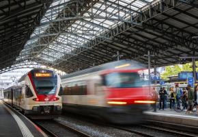 En gare de Lausanne, 91% des trains ont moins de trois minutes de retard. DR En gare de Lausanne, 91% des trains ont moins de trois minutes de retard. DR