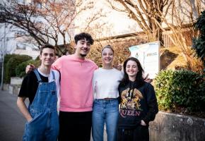 Gaëtan, Luca, Serena et Mathilde, doivent amener les projets à leur concrétisation. MISSON Gaëtan, Luca, Serena et Mathilde, doivent amener les projets à leur concrétisation. MISSON