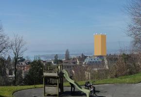 La tout de Toua vue du Parc de la Rouvraie. PHOTOMONTAGE / DR