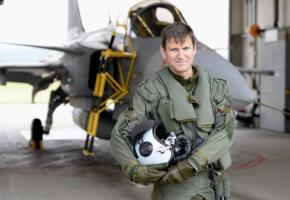 Le colonel Fabio Antognini a piloté à plusieurs reprises le chasseur controversé. DR Le colonel Fabio Antognini a piloté à plusieurs reprises le chasseur controversé. DR