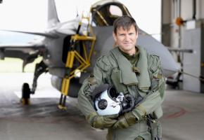 Le colonel Fabio Antognini a piloté à plusieurs reprises le chasseur controversé. DR 