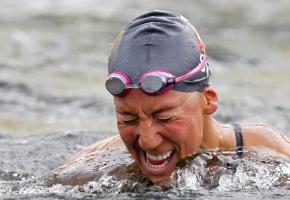 Swan Oberson, championne du monde de 5 km en eau libre en 2011. DR Swan Oberson, championne du monde de 5 km en eau libre en 2011. DR