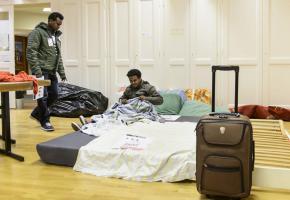 Les migrants sont de plus en plus nombreux à Lausanne. RTS Les migrants sont de plus en plus nombreux à Lausanne. RTS