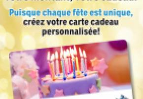  Léman Centre Crissier propose un nouveau service sur la base de cartes cadeaux. 
