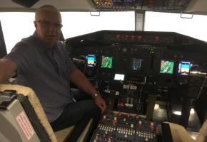  Jacques Meyer, concepteur du simulateur. (CA)