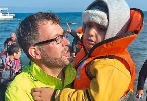 Michael Räber, bouleversé par le désastre humanitaire qui touche la Grèce. DR Michael Räber, bouleversé par le désastre humanitaire qui touche la Grèce. DR