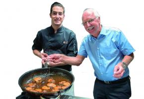 André Semião et Frédéric Haenni, ancien président de Gastrovaud