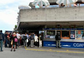 La rénovation complète de la gare lacustre d’Ouchy se fait désespérément attendre. VERISSIMO