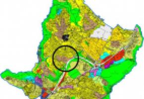 La zone incriminée jouxte la route de Berne. DRI / Communes d'Epalinges. La zone incriminée jouxte la route de Berne. DRI / Communes d'Epalinges.