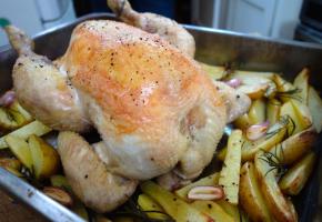 Poulet parfaitement rôti