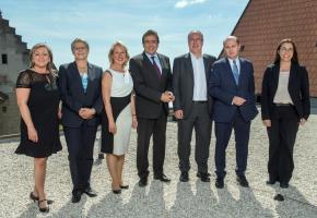  Le nouveau Gouvernement vaudois pour la législature 2017-2022. jean-bernard sieber / arc