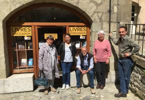 De g à dr, les bénévoles Eva, Anne, Jean-Michel et Suzy, ainsi que le responsable Olivier. DR De g à dr, les bénévoles Eva, Anne, Jean-Michel et Suzy, ainsi que le responsable Olivier. DR
