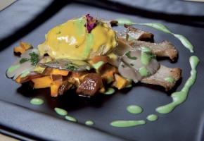 Quenelles de féra avec champignons exotiques Quenelles de féra avec champignons exotiques