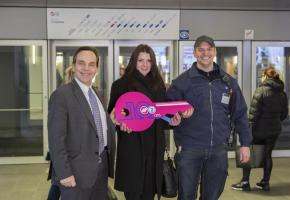 Un abonnement d’une année pour la 250’000 000e voyageuse du m2! dr Un abonnement d’une année pour la 250’000 000e voyageuse du m2! dr