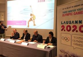 De g. à dr.: Philippe Leuba, Patrick Baumann, Ian Logan, Christophe Dubi, lors de la conférence de presse. pk De g. à dr.: Philippe Leuba, Patrick Baumann, Ian Logan, Christophe Dubi, lors de la conférence de presse. pk