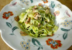 Tagliatelle maison à l’ail des ours