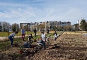 En avril, des chantiers participatifs ont permis d’affiner le projet. PHOTO:VILLE DE LAUSANNE