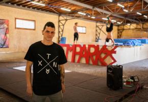 Kevin Crupi, président de l’association Xtrem Move, et responsable du projet. PHOTO MISSON