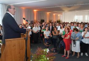 Discours de Jacky Delapierre, président de la fête. VERISSIMO