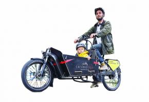 Le carvélo, nouveau moyen de déplacement 100% écologique. DR