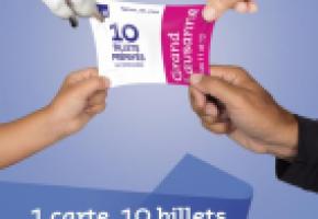 La plaquette publicitaire des tl, au lancement des cartes prépayées. DR