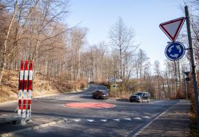 Environ 100 mètres avant le rond-point de la Chocolatière, «les automobilistes se retrouvent plongés dans le noir». MISSON