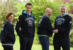 De gauche à droite: Virginie Faivre, Présidente de Lausanne 2020, Tony Estanguet, Président de Paris 2024, Ian Logan, CEO de Lausanne 2020 et Etienne Thobois, CEO de Paris 2024. DR De gauche à droite: Virginie Faivre, Présidente de Lausanne 2020, Tony Estanguet, Président de Paris 2024, Ian Logan, CEO de Lausanne 2020 et Etienne Thobois, CEO de Paris 2024. DR