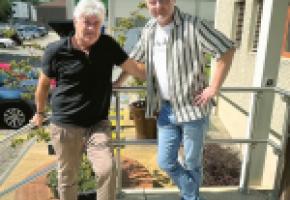 Une amitié inébranlable lie Erich Burgener (à gauche) et Christophe Vauthey. CA Une amitié inébranlable lie Erich Burgener (à gauche) et Christophe Vauthey. CA
