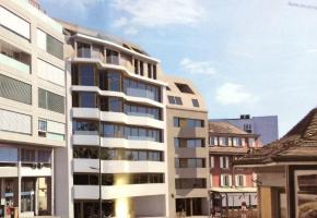 Entre le garage et l’Hôtel de l’Ours, la société immobilière STM prévoit d’encastrer un immeuble impliquant la démolition partielle de l’Hôtel. MISSON Entre le garage et l’Hôtel de l’Ours, la société immobilière STM prévoit d’encastrer un immeuble impliquant la démolition partielle de l’Hôtel. MISSON