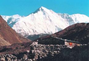 Le Cho Oyou, le géant himalayen où Olivier Racine a sauvé une vie.