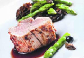 Filet de veau moutarde et cassis