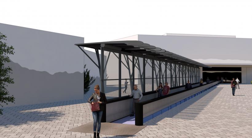 A l'EPFL, on pense la mobilité urbaine de demain en envisageant des trottoirs roulants. EPFL