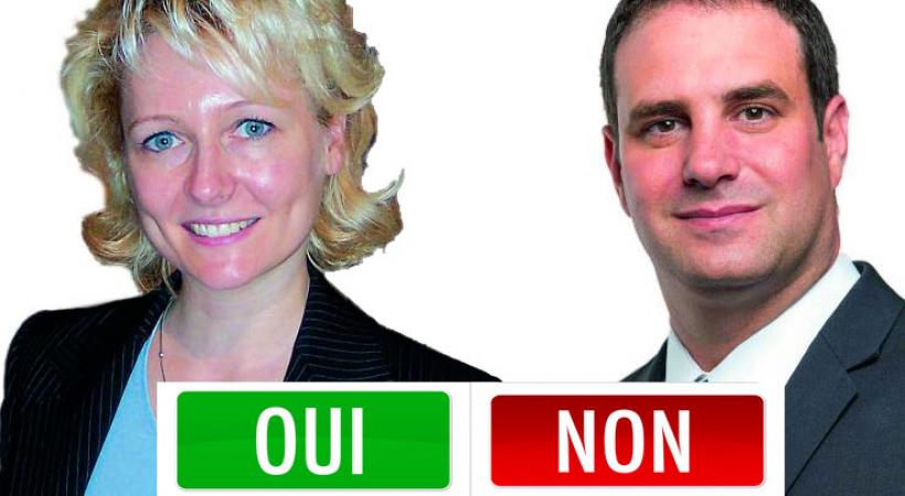 ISABELLE MORET, CONSEILLÈRE NATIONALE PLR-VAUD ET MICHAËL BUFFAT, CONSEILLER NATIONAL UDC-VAUD
