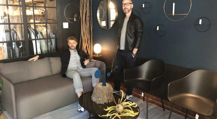  Patrick Buhler (à gauche) et Michael Rivoire (à droite) ont travaillé dans le design avant de lancer Aegon+Aegon. DR