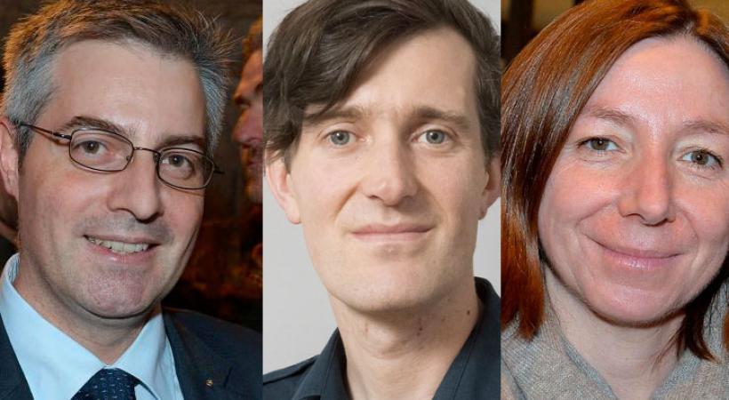  Pierre-Antoine Hildbrand, David Payot et Natacha Litzistorf entrent à la Municipalité le 1er juillet prochain.