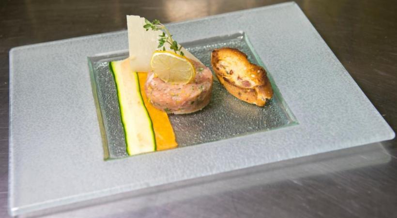 Tartare de veau aux citrons confits 