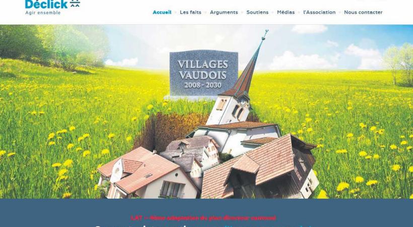 Un site qui alerte sur les conséquences de l'application de la LAT. DR