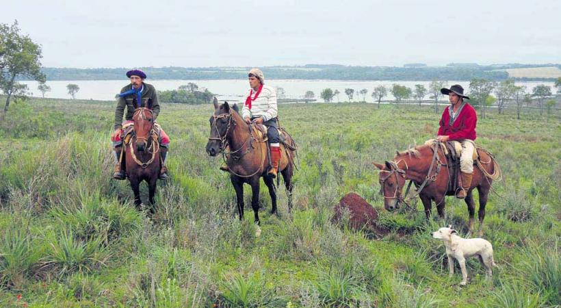 Les gauchos, emblématiques des pampas argentines.
