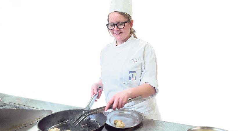 La recette d'Ophélie Genillard, apprentie à l'Hôtel Mirabeau de Lausanne.