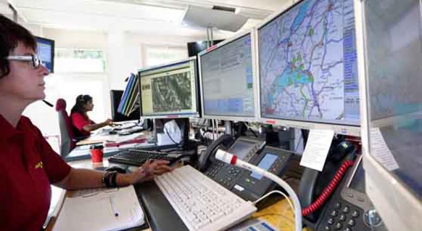 Le 144 à Lausanne, une centrale citée en exemple dans de nombreux cantons.